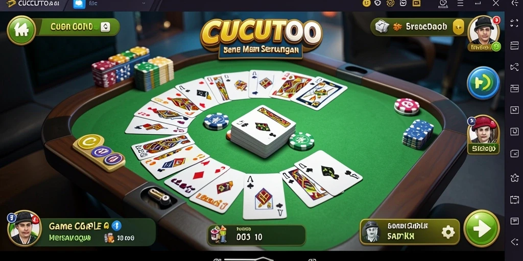 Tampilan gameplay seru dan kompetitif di CUCUTOTO.