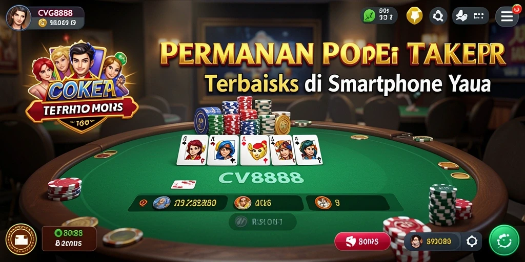 Gameplay Poker seru di CVG8888 dengan tampilan grafis yang menawan.