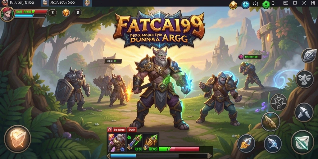 Tampilan gameplay ARPG yang seru dan mendebarkan dari FATCAI99.