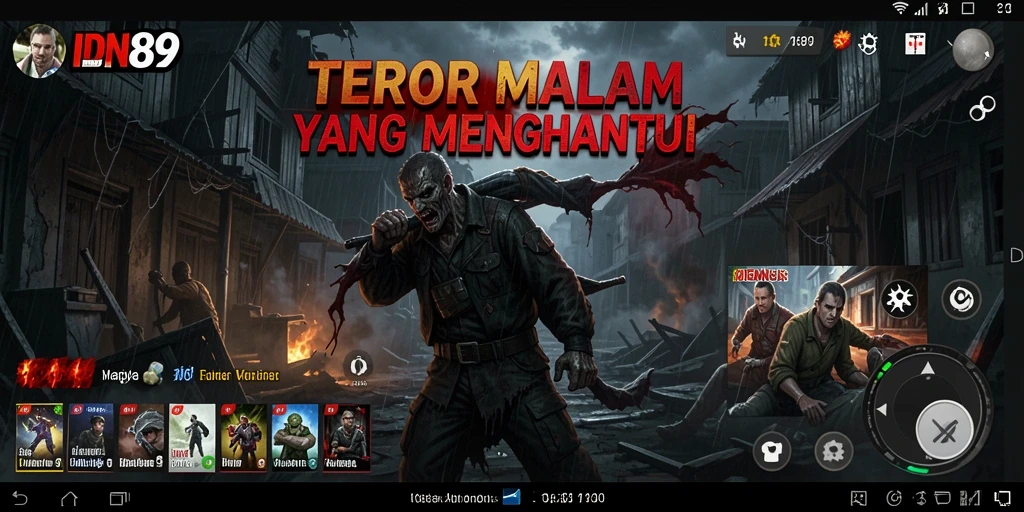 Screenshot menunjukkan suasana mencekam saat menjelajahi tempat angker.