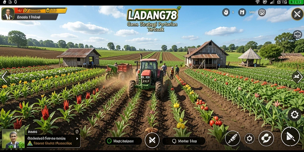 Tangkapan layar menampilkan gameplay seru di LADANG78.