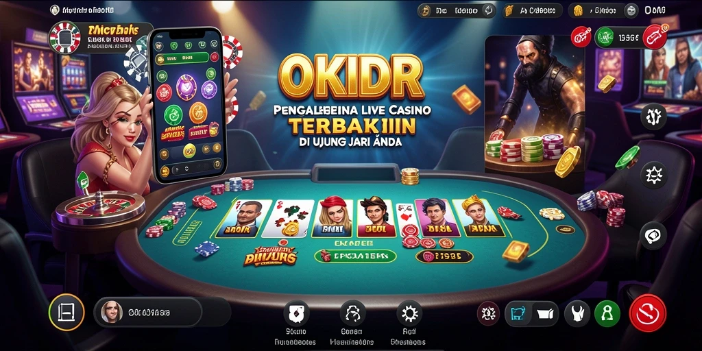 Tampilan gameplay langsung dari OKIDR yang memikat dan interaktif.