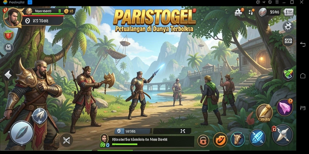 Screenshot dari gameplay <strong>PARISTOGEL</strong> yang menunjukkan dunia terbuka yang menakjubkan.