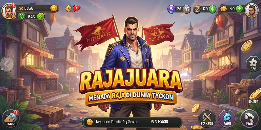 Tampilan gameplay RAJAJUARA yang menegangkan dan seru di kasino.