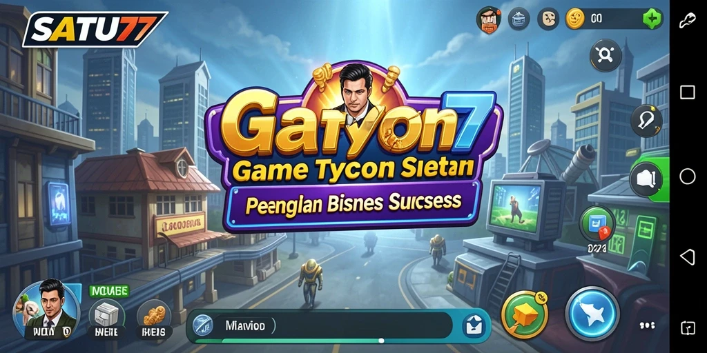 Gameplay SATU77 yang menggugah semangat bisnis.