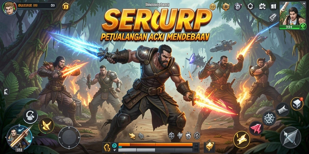 Tampilan gameplay SERURP yang penuh aksi dan menegangkan.