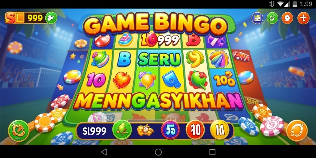 Tampilan gameplay SL999 dengan keseruan Bingo yang mendebarkan.