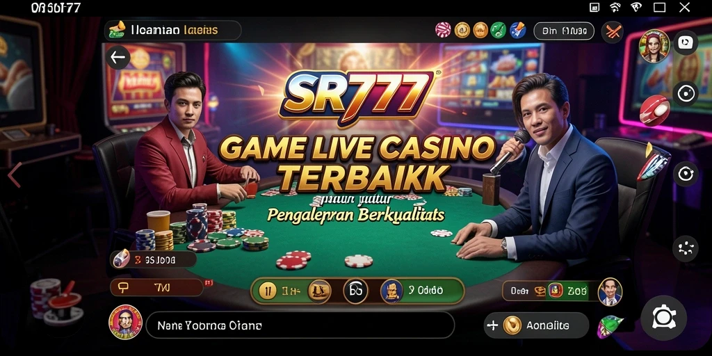 Tampilan menarik dari gameplay Live Casino yang mengasyikkan.