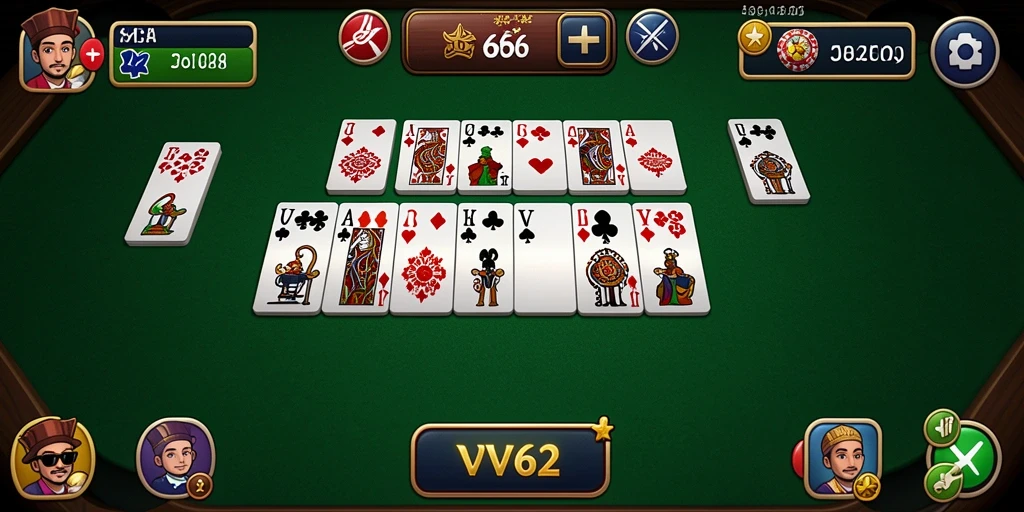 Tampilan gameplay seru di VV62 yang mengasyikkan.