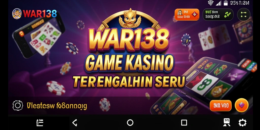 Screenshot utama WAR138 memperlihatkan gameplay Kasino yang seru dan mendebarkan.